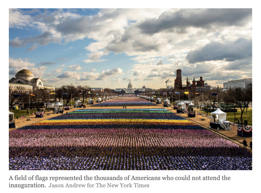 The National Mall Inauguration Day 2021